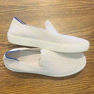 Rothy’s honeycomb salt knit slip on shoes size 9.5